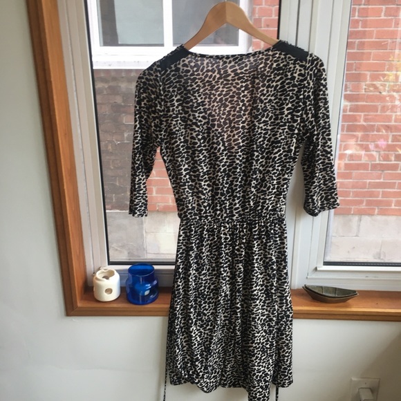 Leopard Wrap Dress - Picture 3 of 4
